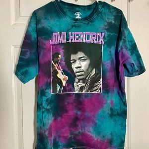 JIMI HENDRIX Tie-Dye Cotton T-Shirt